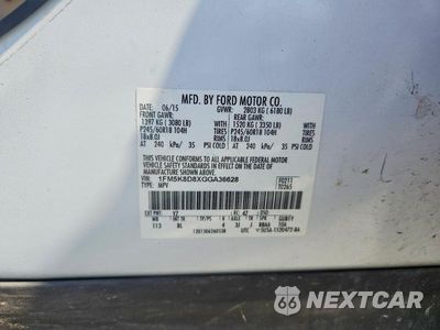 Zdjęcie 13 z 13 samochodu: 2016 FORD EXPLORER XLT VIN:1FM5K8D8XGGA36628 - miniatura