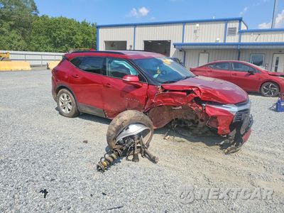 Czwarte zdjęcie samochodu z boku: 2021 CHEVROLET BLAZER 2LT VIN:3GNKBCRS9MS584168 - miniatura
