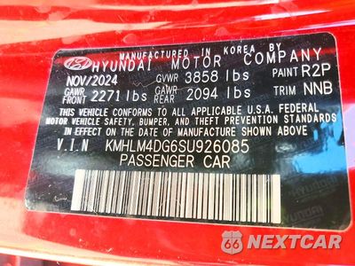 Zdjęcie 13 z 13 samochodu: 2025 HYUNDAI ELANTRA SEL SPORT VIN:KMHLM4DG6SU926085 - miniatura