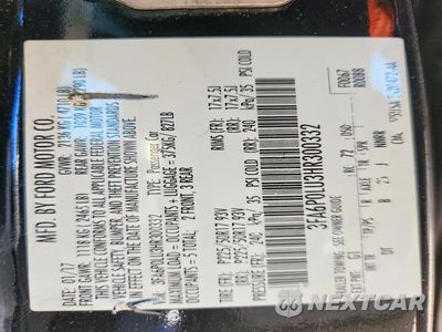 Zdjęcie 12 z 12 samochodu: 2017 FORD FUSION SE HYBRID VIN:3FA6P0LU3HR300332 - miniatura