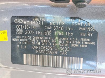 Zdjęcie 13 z 13 samochodu: 2015 HYUNDAI VELOSTER BASE VIN:KMHTC6AD9FU236331 - miniatura