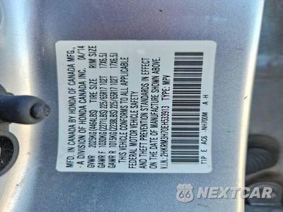 Zdjęcie 13 z 13 samochodu: 2014 HONDA CR-V EXL VIN:2HKRM3H70EH533913 - miniatura