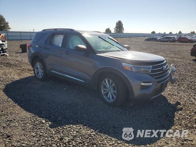 Czwarte zdjęcie samochodu z boku: 2021 FORD EXPLORER XLT VIN:1FMSK8DH9MGA31953 - miniatura