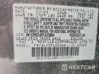 Zdjęcie 13 z 13 samochodu: 2023 NISSAN KICKS SV VIN:3N1CP5CV8PL523084 - miniatura