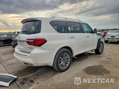 Trzecie zdjęcie samochodu z tyłu: 2022 INFINITI QX80 LUXE VIN:JN8AZ2AF7N9743190 - miniatura