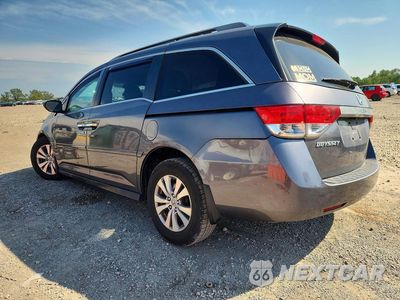 Drugie zdjęcie samochodu z przodu: 2015 HONDA ODYSSEY EXL VIN:5FNRL5H68FB013092 - miniatura