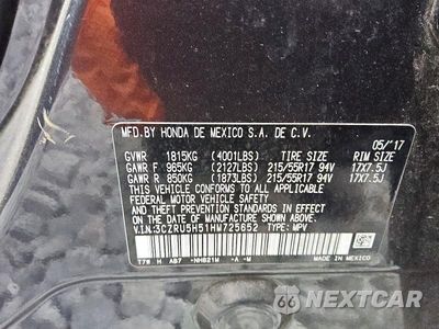 Zdjęcie 13 z 13 samochodu: 2017 HONDA HR-V EX VIN:3CZRU5H51HM725652 - miniatura
