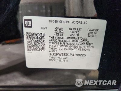 Zdjęcie 13 z 13 samochodu: 2023 CHEVROLET BOLT EV 1LT VIN:1G1FW6S01P4199225 - miniatura