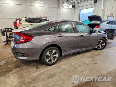Trzecie zdjęcie samochodu z tyłu: 2020 HONDA CIVIC LX VIN:19XFC2F67LE004809 - miniatura
