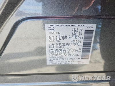 Zdjęcie 13 z 13 samochodu: 2020 NISSAN PATHFINDER SL VIN:5N1DR2CN9LC626249 - miniatura