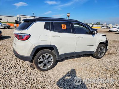 Trzecie zdjęcie samochodu z tyłu: 2020 JEEP COMPASS LIMITED VIN:3C4NJDCB7LT116679 - miniatura
