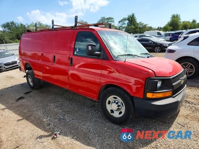 Czwarte zdjęcie samochodu z boku: 2014 CHEVROLET EXPRESS 3500 CARGO DELIVERY VAN VIN:1GCZGUCA6E1148699 - miniatura
