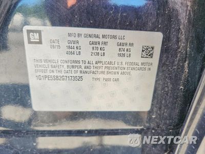 Zdjęcie 12 z 12 samochodu: 2016 CHEVROLET CRUZE LIMITED LT VIN:1G1PE5SB2G7173525 - miniatura