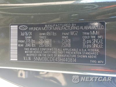 Zdjęcie 13 z 13 samochodu: 2025 HYUNDAI TUCSON SEL VIN:5NMJBCDE4SH440814 - miniatura