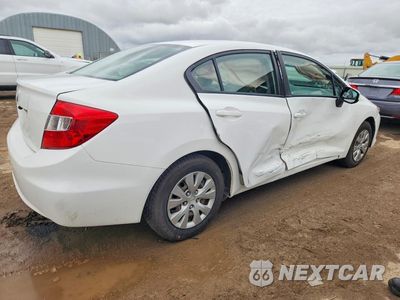 Trzecie zdjęcie samochodu z tyłu: 2012 HONDA CIVIC LX VIN:19XFB2F59CE019516 - miniatura