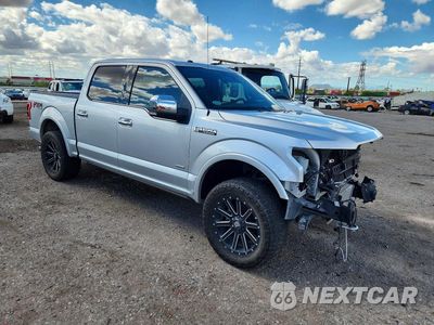 Czwarte zdjęcie samochodu z boku: 2017 FORD F150 SUPERCREW VIN:1FTEW1EG9HFB51864 - miniatura