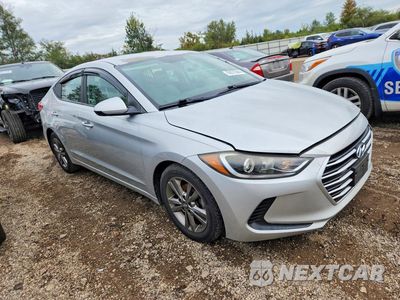 Czwarte zdjęcie samochodu z boku: 2017 HYUNDAI ELANTRA SE VIN:5NPD84LF9HH091057 - miniatura