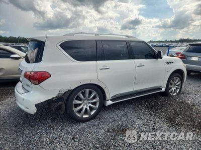 Trzecie zdjęcie samochodu z tyłu: 2014 INFINITI QX80 BASE VIN:JN8AZ2NE0E9065416 - miniatura