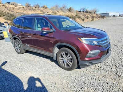 Czwarte zdjęcie samochodu z boku: 2017 HONDA PILOT EXL VIN:5FNYF6H50HB000646 - miniatura