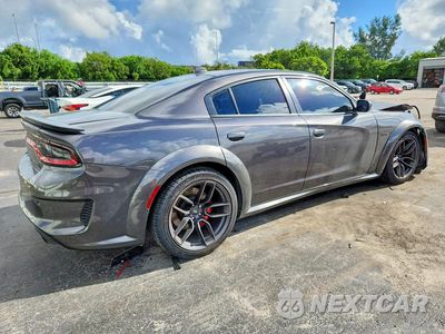 Trzecie zdjęcie samochodu z tyłu: 2021 DODGE CHARGER SCAT PACK VIN:2C3CDXGJ1MH529844 - miniatura
