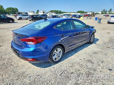 Trzecie zdjęcie samochodu z tyłu: 2020 HYUNDAI ELANTRA SEL VIN:5NPD84LF1LH632594 - miniatura