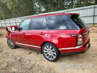 Drugie zdjęcie samochodu z przodu: 2017 LAND ROVER RANGE ROVER SUPERCHARGED VIN:SALGS2FE9HA370255 - miniatura