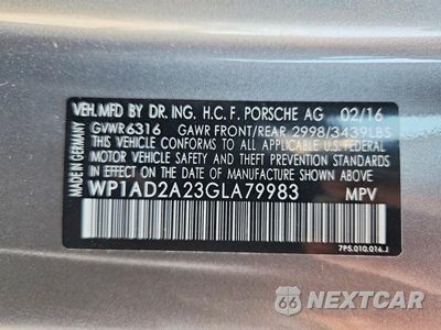 Zdjęcie 12 z 12 samochodu: 2016 PORSCHE CAYENNE GTS VIN:WP1AD2A23GLA79983 - miniatura
