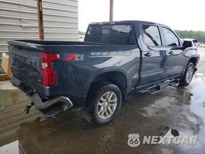 Trzecie zdjęcie samochodu z tyłu: 2021 CHEVROLET SILVERADO K1500 LT VIN:1GCUYDED4MZ264563 - miniatura