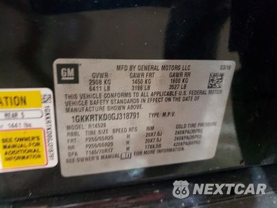 Zdjęcie 13 z 13 samochodu: 2016 GMC ACADIA DENALI VIN:1GKKRTKD0GJ318791 - miniatura