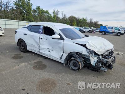Czwarte zdjęcie samochodu z boku: 2025 NISSAN SENTRA S VIN:3N1AB8BV0SY348916 - miniatura