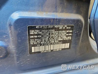 Zdjęcie 12 z 12 samochodu: 2014 SUBARU XV CROSSTREK 2.0 LIMITED VIN:JF2GPAKC2EH201643 - miniatura