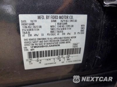 Zdjęcie 13 z 13 samochodu: 2020 FORD EXPLORER VIN:1FMSK8BH2LGA95656 - miniatura
