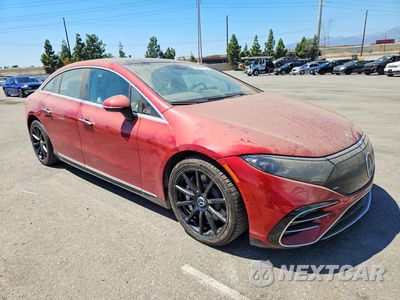 Czwarte zdjęcie samochodu z boku: 2022 MERCEDES-BENZ EQS SEDAN 450+ VIN:W1KCG2DB4NA012028 - miniatura