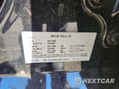 Zdjęcie 13 z 13 samochodu: 2021 TESLA MODEL Y VIN:5YJYGDEE3MF180236 - miniatura