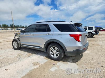Drugie zdjęcie samochodu z przodu: 2021 FORD EXPLORER XLT VIN:1FMSK7DH0MGA12282 - miniatura