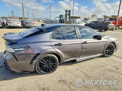 Trzecie zdjęcie samochodu z tyłu: 2019 TOYOTA CAMRY HYBRID SE VIN:4T1B21HK0KU517448 - miniatura