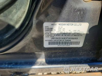 Zdjęcie 12 z 12 samochodu: 2003 NISSAN MAXIMA GXE VIN:JN1DA31A93T408669 - miniatura