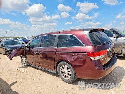 Drugie zdjęcie samochodu z przodu: 2014 HONDA ODYSSEY EX VIN:5FNRL5H44EB136210 - miniatura