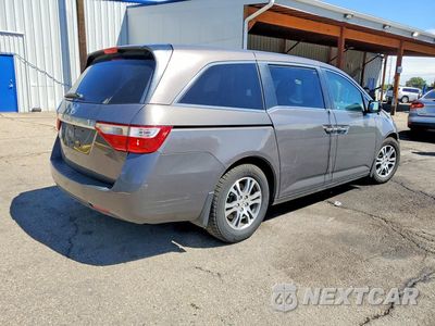 Trzecie zdjęcie samochodu z tyłu: 2011 HONDA ODYSSEY EXL VIN:5FNRL5H64BB079021 - miniatura