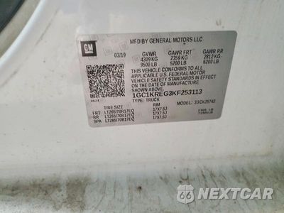 Zdjęcie 12 z 12 samochodu: 2019 CHEVROLET SILVERADO K2500 HEAVY DUTY VIN:1GC1KREG3KF253113 - miniatura