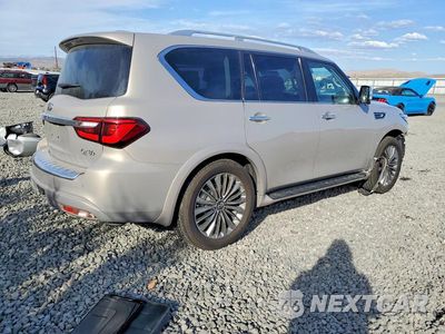 Trzecie zdjęcie samochodu z tyłu: 2019 INFINITI QX80 LUXE VIN:JN8AZ2NC6K9460873 - miniatura