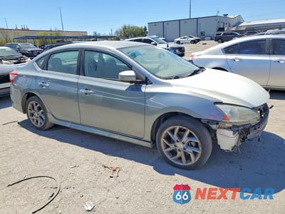 Czwarte zdjęcie samochodu z boku: 2013 NISSAN SENTRA S VIN:3N1AB7AP0DL679430 - miniatura
