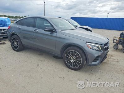 Czwarte zdjęcie samochodu z boku: 2018 MERCEDES-BENZ GLC COUPE 300 4MATIC VIN:WDC0J4KB7JF332013 - miniatura