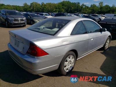 Trzecie zdjęcie samochodu z tyłu: 2002 HONDA CIVIC EX VIN:1HGEM22982L105776 - miniatura