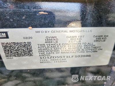 Zdjęcie 12 z 12 samochodu: 2020 CHEVROLET MALIBU LT VIN:1G1ZD5ST1LF103986 - miniatura