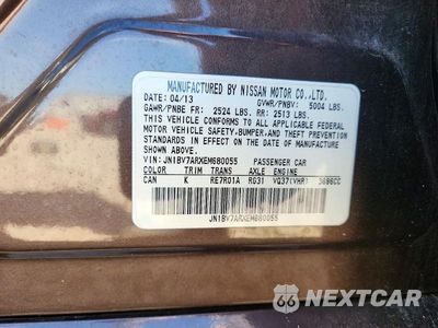 Zdjęcie 12 z 12 samochodu: 2014 INFINITI Q50 PREMIUM VIN:JN1BV7ARXEM680055 - miniatura