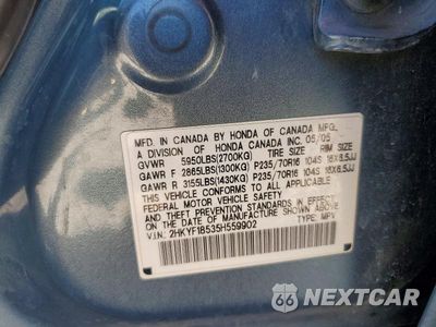 Zdjęcie 13 z 13 samochodu: 2005 HONDA PILOT EXL VIN:2HKYF18535H559902 - miniatura