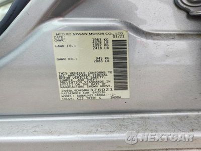 Zdjęcie 12 z 12 samochodu: 2021 NISSAN ALTIMA SV VIN:1N4BL4DV6MN376021 - miniatura