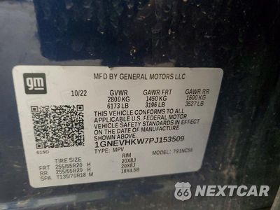 Zdjęcie 13 z 13 samochodu: 2023 CHEVROLET TRAVERSE LT VIN:1GNEVHKW7PJ153509 - miniatura