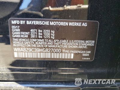 Zdjęcie 13 z 13 samochodu: 2017 BMW 330 XIGT VIN:WBA8Z9C39HG827000 - miniatura